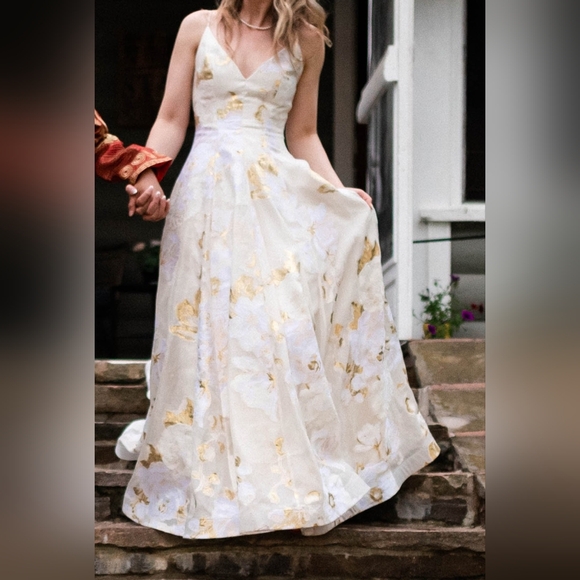 Dear Heart "Goldie" Wedding Dress (Size 8) - Picture 4 of 7